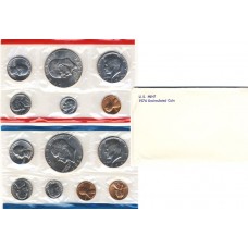 United States Mint UNC coinset 1974 P, D and S